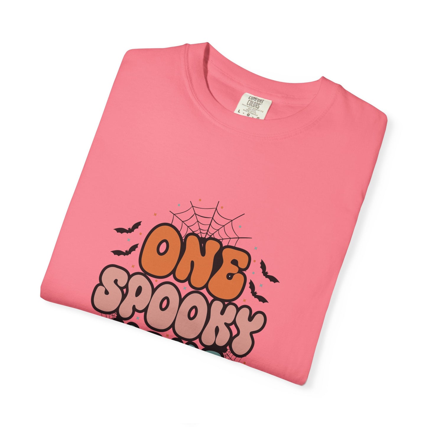 Unisex Halloween T-Shirt, One Spooky Mama Tee, Casual Fall Apparel, Gift for Moms, Halloween Festivities, Spooky Season Shirt
