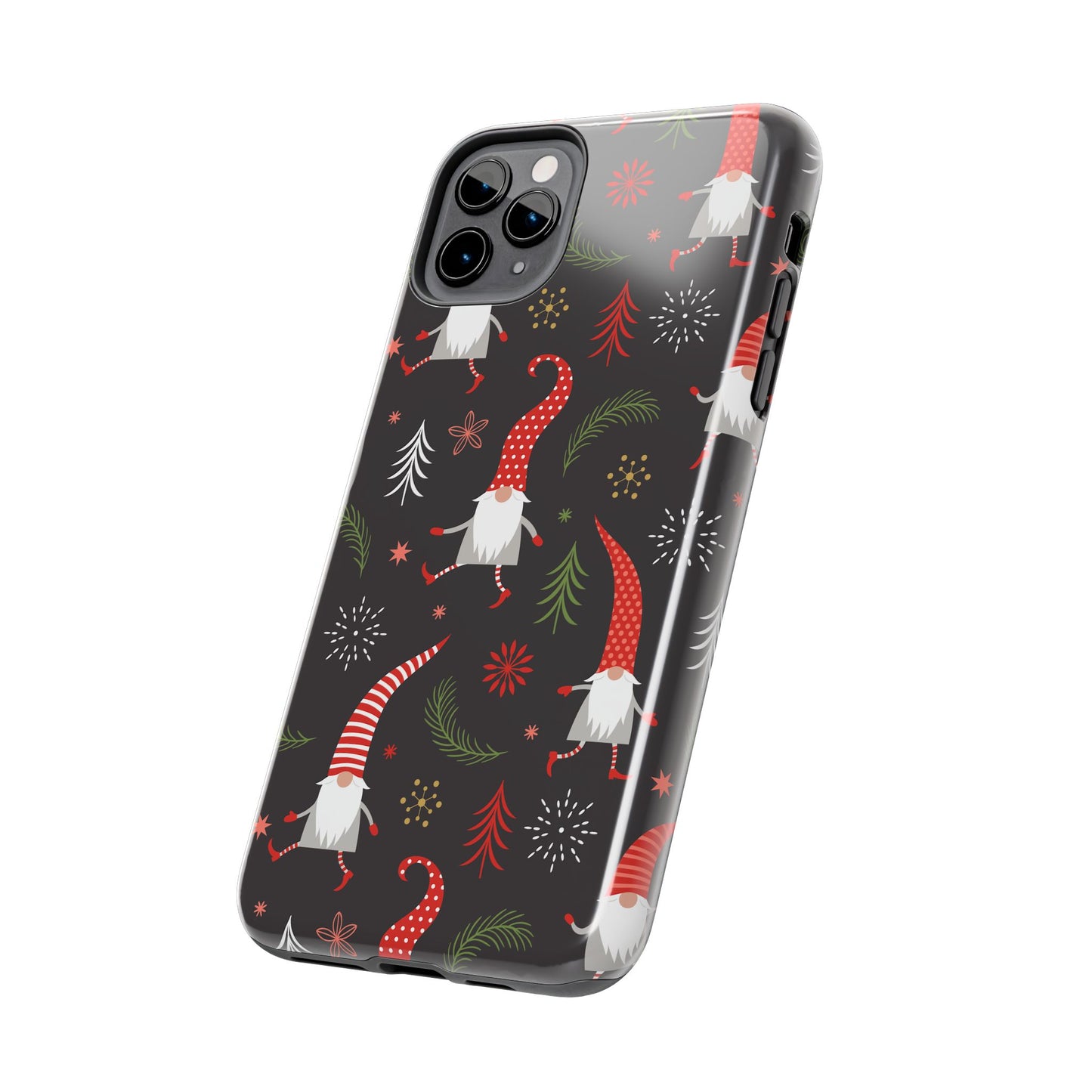 Gnomes & Holiday Cheer Tough Phone Cases, Cute Phone Accessories, Holiday Gift, Gnome Phone Cover, Festive Phone Protection, Winter Decor