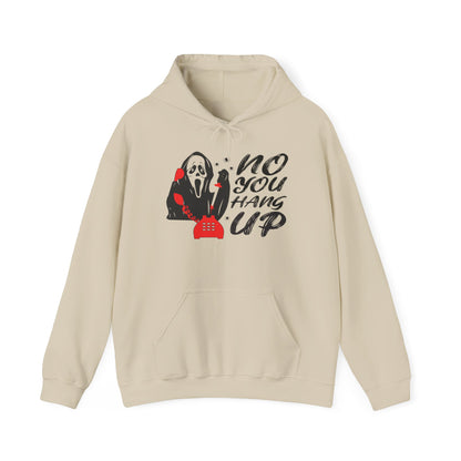 Spooky Phone Call Hoodie - Cozy Unisex Sweatshirt for Halloween, Horror Fans, Casual Wear, Gift Ideas, Scary Movie Nights - MaisonThreadory