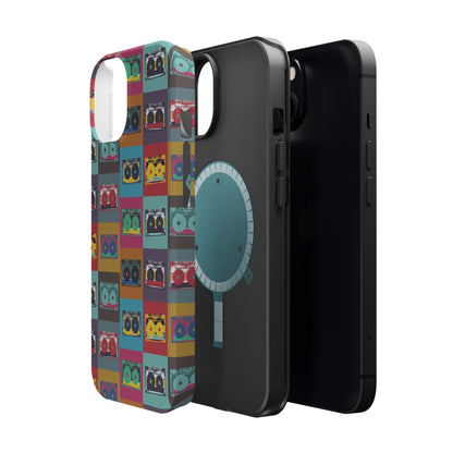 Retro Cassette Tape Phone Case, Vintage Style Tough Case, Music Lover Gift, Funky Tech Accessory, Fun Phone Cover