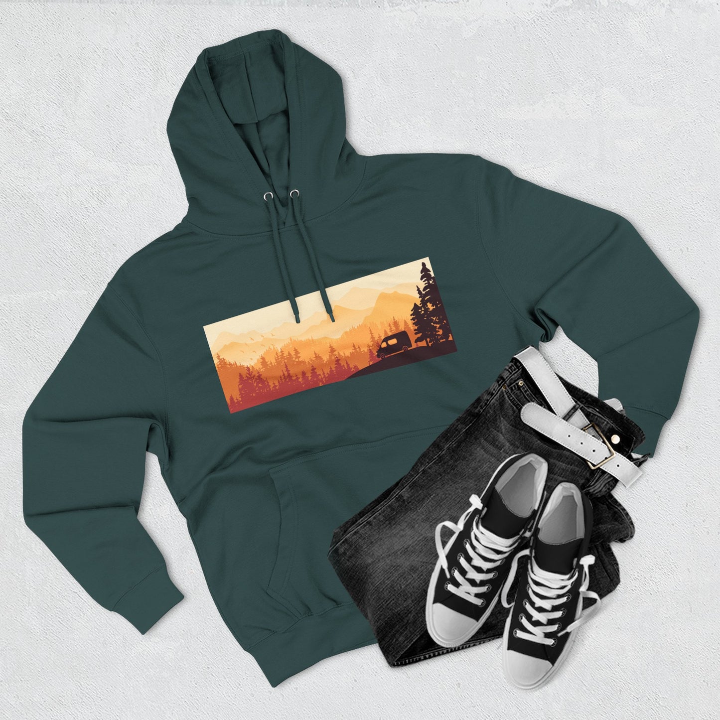 Cozy Adventure Hoodie - Great for Camping, Outdoors, Travel, Gift for Nature Lovers, Fall Style, Hiking Gear - MaisonThreadory