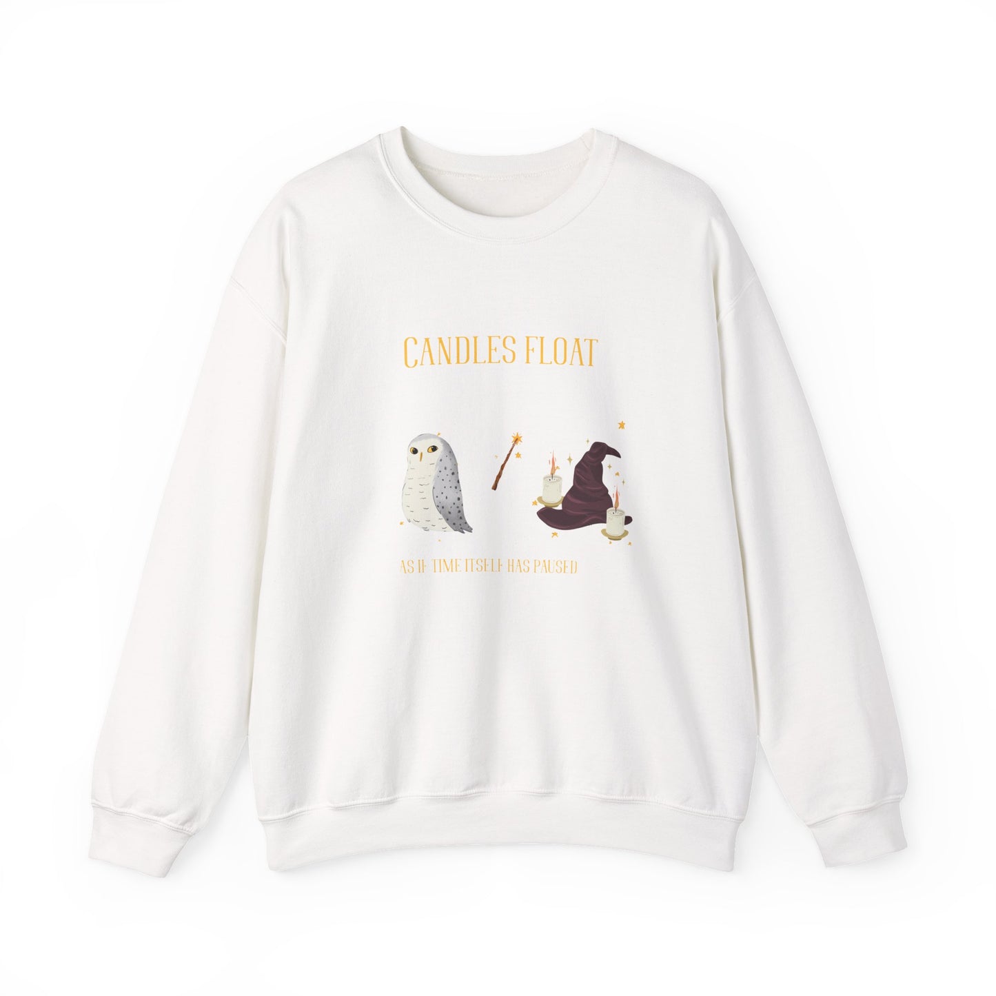 Whimsical Owl Crewneck Sweatshirt, Cozy Fall Apparel, Gift for Nature Lovers, Halloween Sweater, Cute Animal Sweatshirt - MaisonThreadory