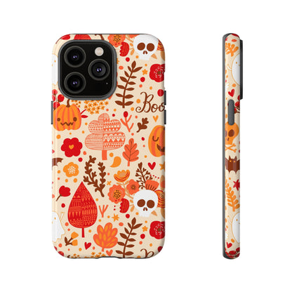Autumn Phone Case - Cozy Fall Vibes, Pumpkin Decor, Halloween Gift, Floral Design, Seasonal Aesthetic