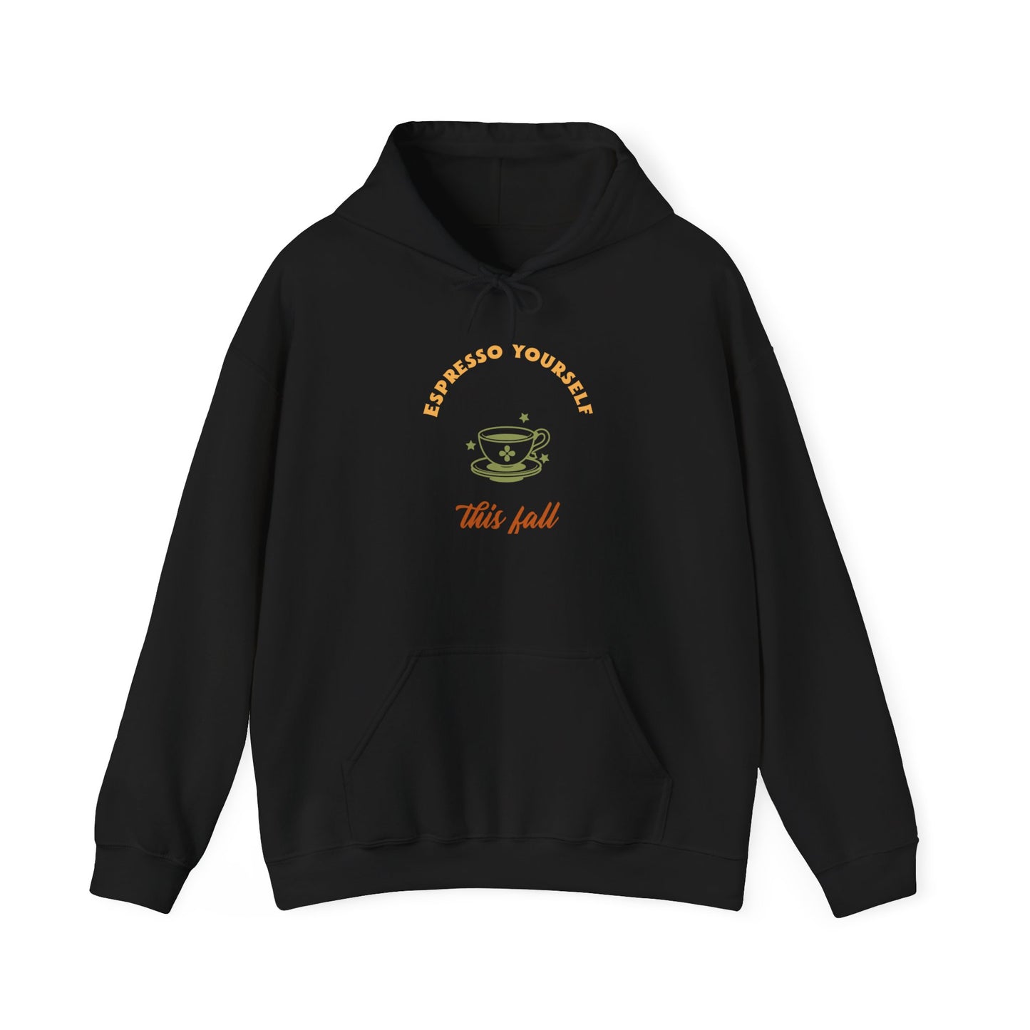 Fall Vibes Hoodie, Cozy Autumn Sweatshirt, Espresso Yourself Sweatshirt, Gift for Coffee Lovers, Casual Fall Fashion - MaisonThreadory