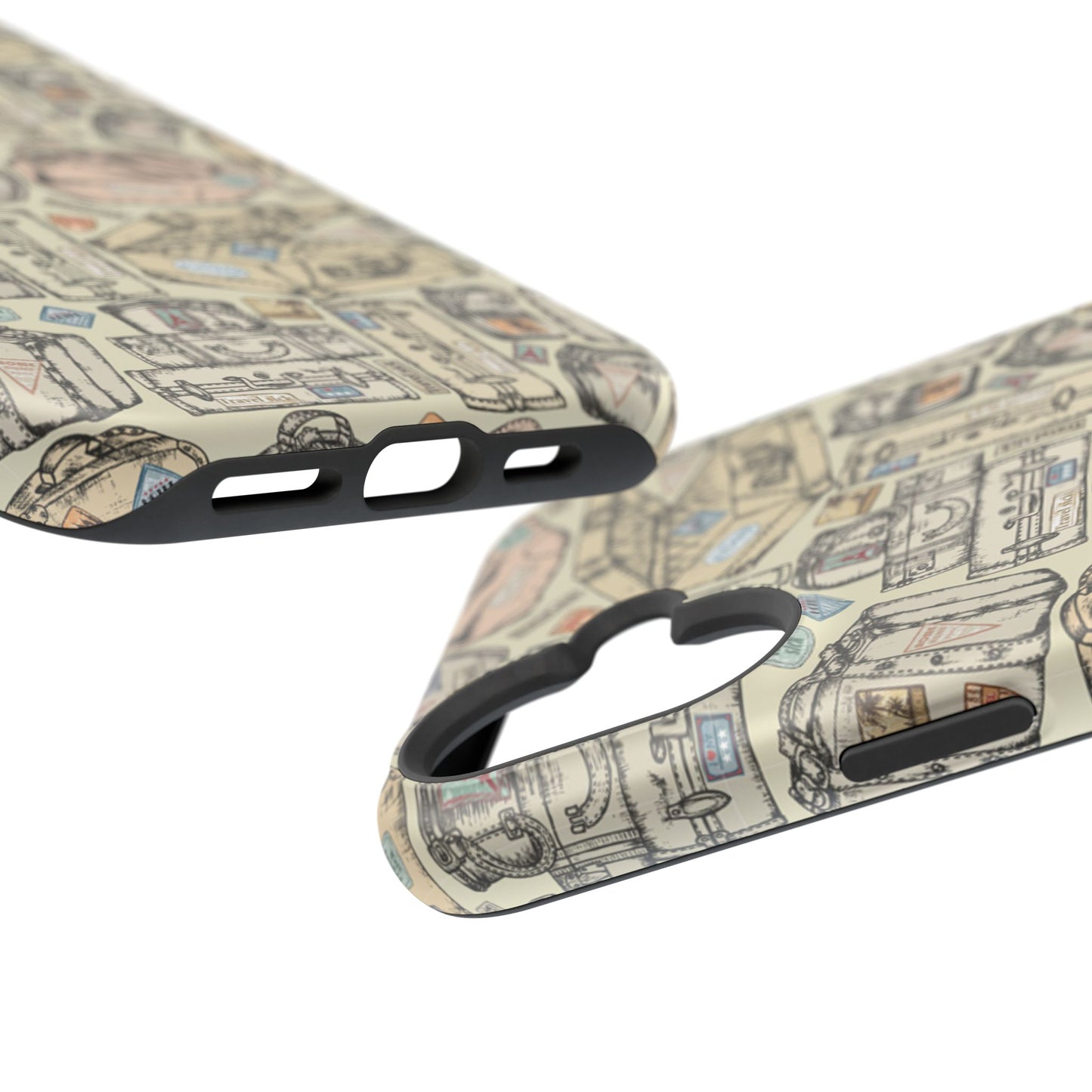 Travel-Inspired Magnetic Tough Cases, Unique Phone Accessories, Perfect for Adventurers, Great Gift for Travelers or Holidays