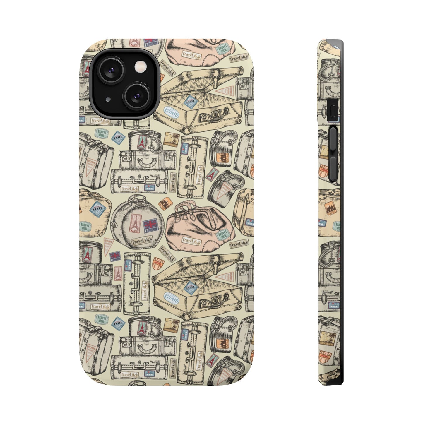 Travel-Inspired Magnetic Tough Cases, Unique Phone Accessories, Perfect for Adventurers, Great Gift for Travelers or Holidays
