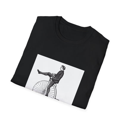 Vintage-Inspired Graphic Tee: "Big Wheel, Big Vision" Unisex Softstyle T-Shirt, Casual Outfit, Funny Gift, Bicycle Lover's Apparel, [...]