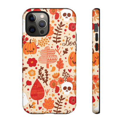 Autumn Phone Case - Cozy Fall Vibes, Pumpkin Decor, Halloween Gift, Floral Design, Seasonal Aesthetic