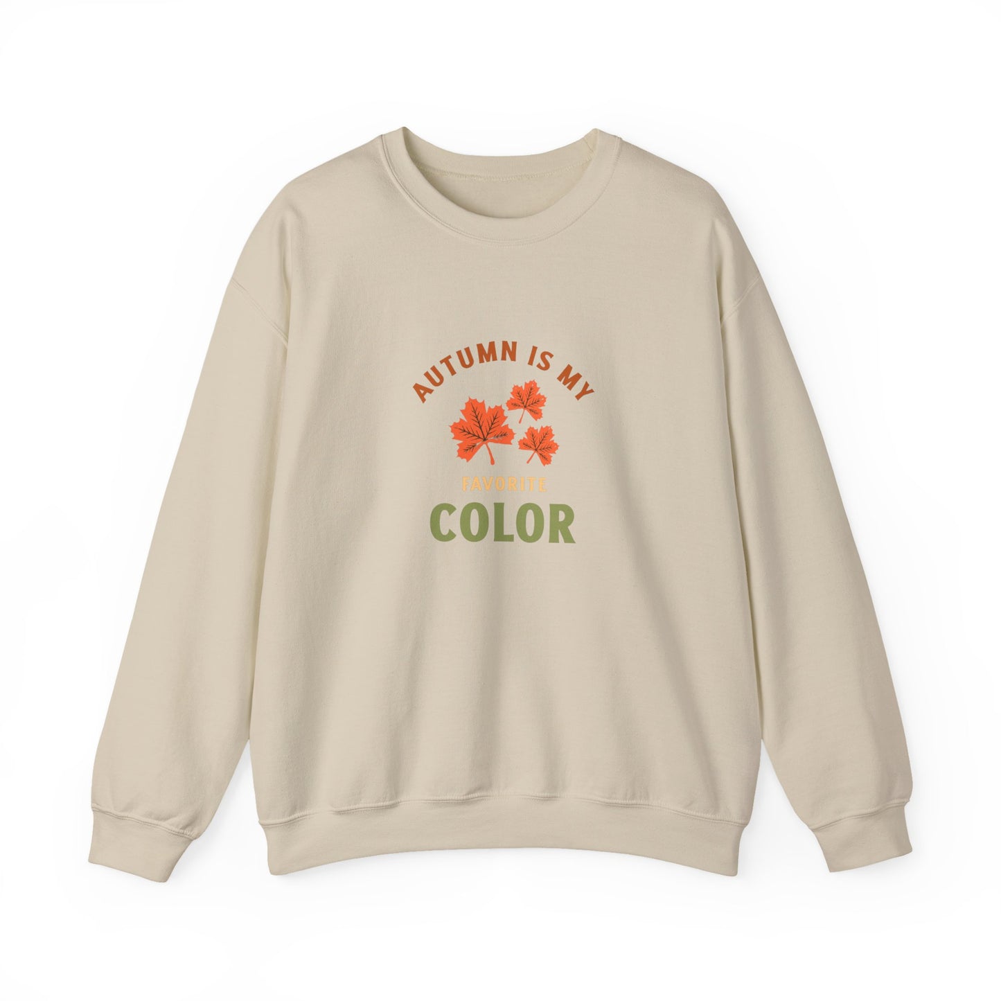 Autumn-Inspired Unisex Crewneck Sweatshirt - Cozy Fall Apparel, Gift for Her, Birthday Present, Family Gathering, Seasonal Fashion - MaisonThreadory