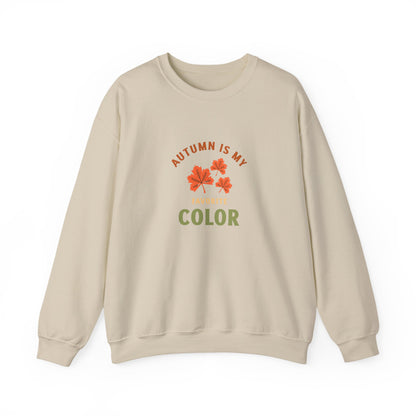 Autumn-Inspired Unisex Crewneck Sweatshirt - Cozy Fall Apparel, Gift for Her, Birthday Present, Family Gathering, Seasonal Fashion - MaisonThreadory