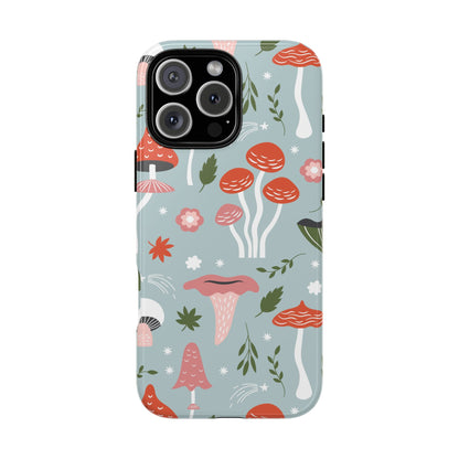 Whimsical Mushroom Phone Case, Cute Floral Smartphone Cover, Unique Gift for Nature Lovers, Trendy Tech Accessory, Eco-friendly Case