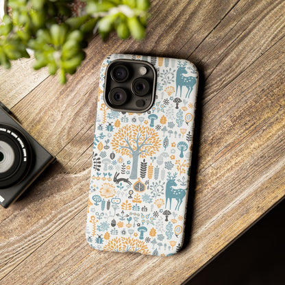 Nature-Inspired Phone Case, Durable Protective Cover, Bohemian Phone Accessory, Symbol of Strength, Eco-Friendly Gift