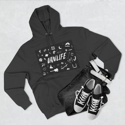 Vanlife Adventure Hoodie - Cozy Fleece Sweatshirt for Travel Lovers, Outdoor Enthusiasts, Camping, Road Trips, Gift for Explorer - MaisonThreadory