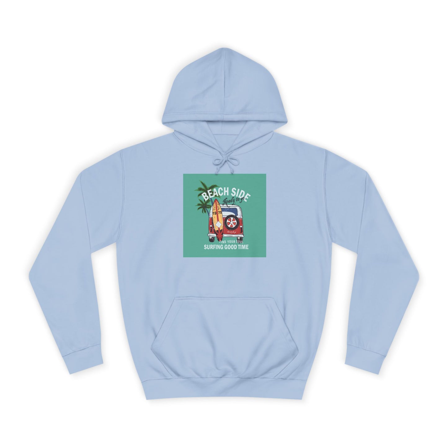 Beachside Vibes Unisex Hoodie | Perfect for College Students, Cozy Days, Summer Vacations, Gift for Friends, Casual Wear - MaisonThreadory