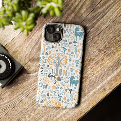 Nature-Inspired Phone Case, Durable Protective Cover, Bohemian Phone Accessory, Symbol of Strength, Eco-Friendly Gift