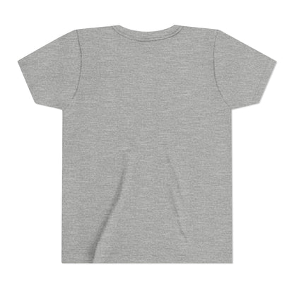Youth Short Sleeve Tee with Fun Boo Sheet Design, Cool Summer Top, Humorous Kids Apparel, Gift for Halloween, Casual Wear, Playful T-Shirt - MaisonThreadory