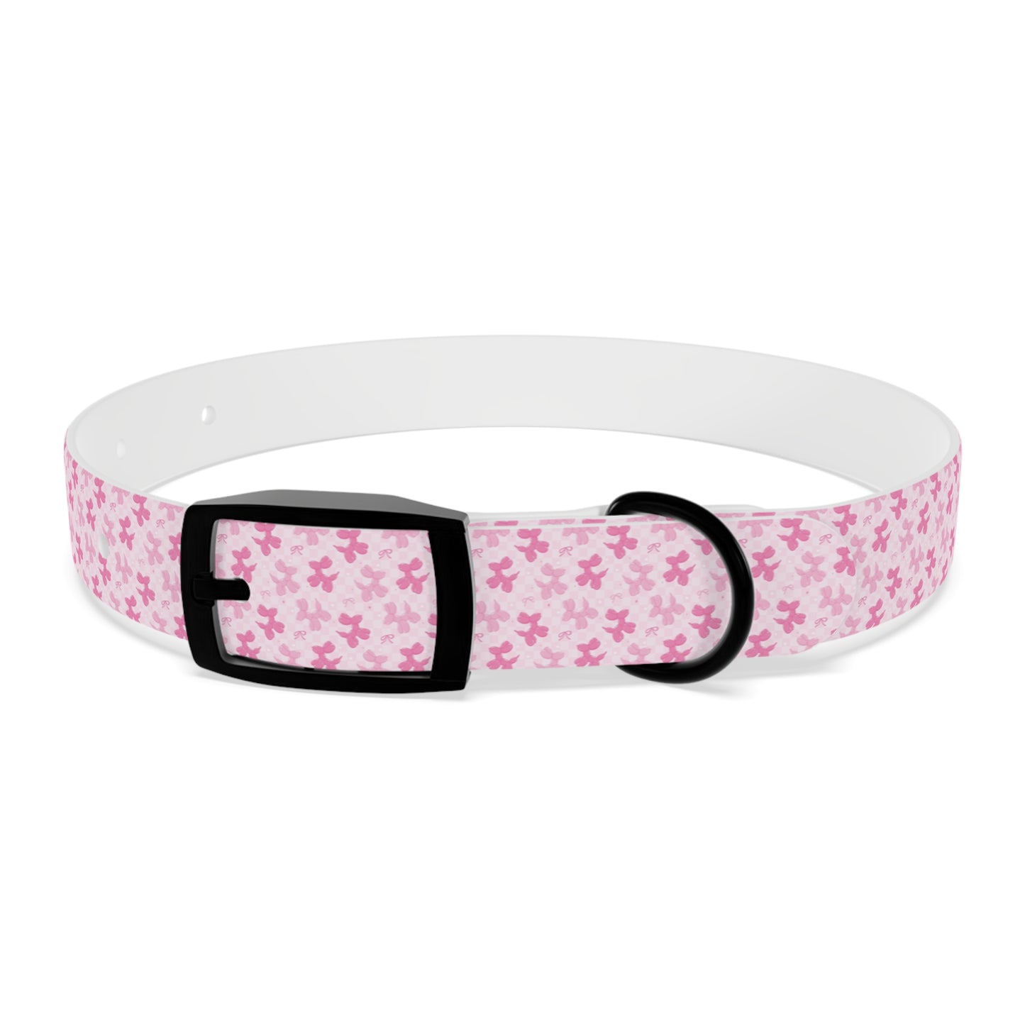 Cute Floral Dog Collar, Pet Accessories, Dog Fashion, Personalized Pet Gift, Pink Puppy Collar, Dog Walking Gear - MaisonThreadory