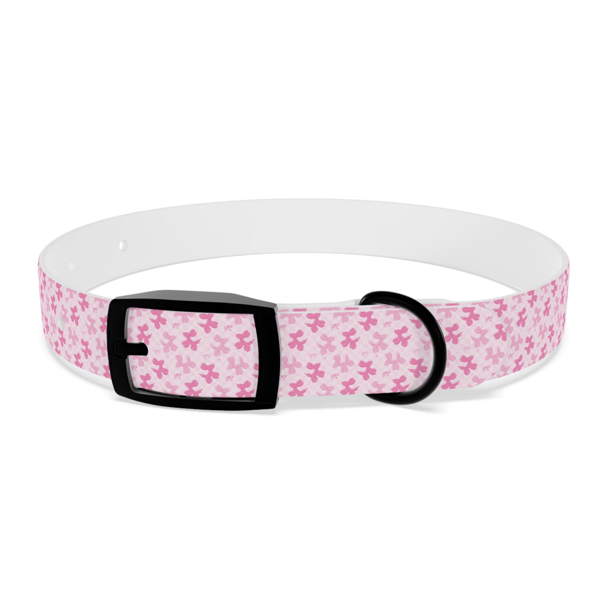 Cute Floral Dog Collar, Pet Accessories, Dog Fashion, Personalized Pet Gift, Pink Puppy Collar, Dog Walking Gear - MaisonThreadory