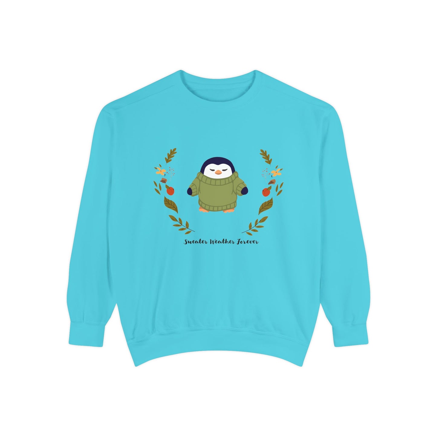 Whimsical Penguin Sweatshirt, Cozy Unisex Pullover for Every Occasion, Gift for Winter Lovers, Cute Fall Apparel, Festive Holiday Clothing - MaisonThreadory