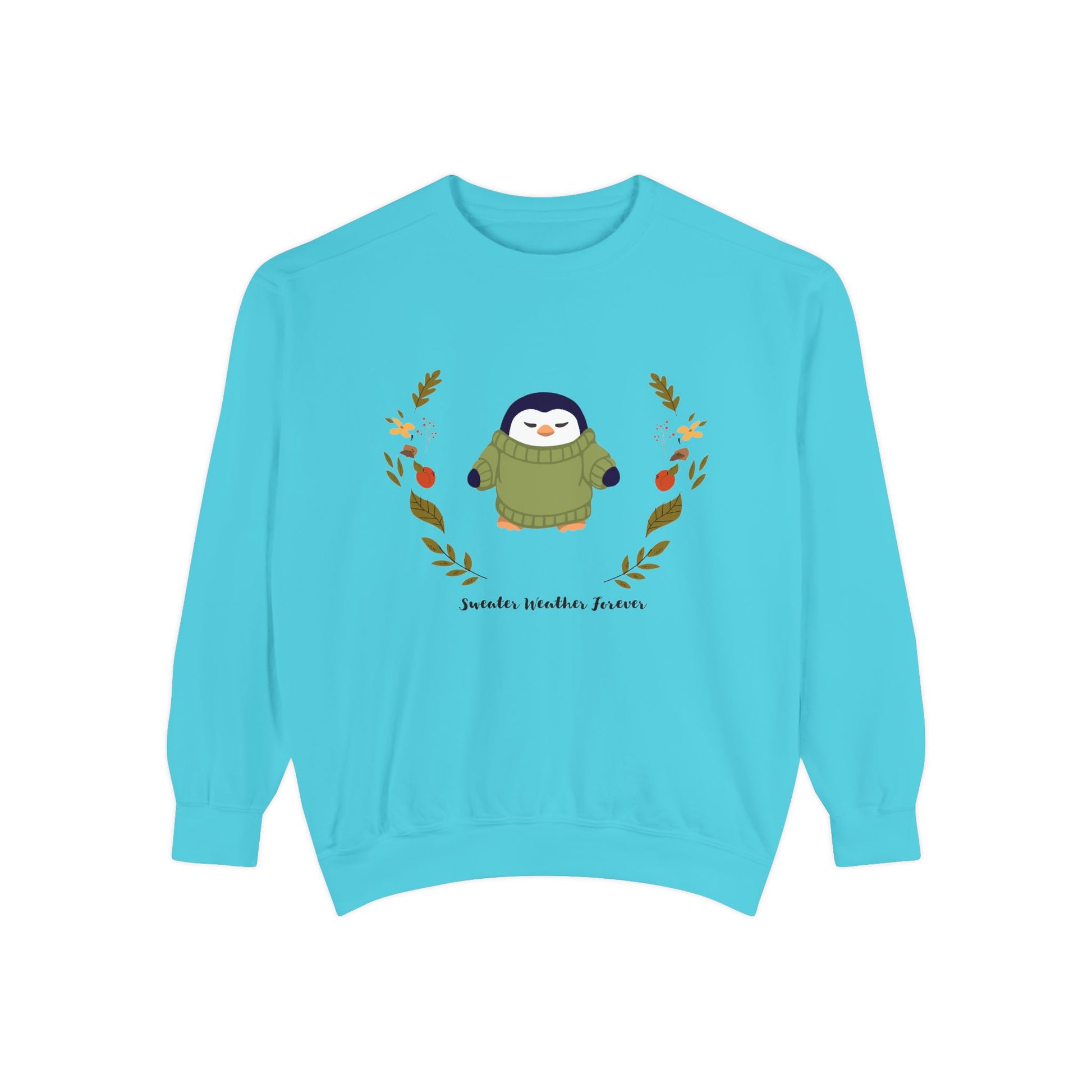 Whimsical Penguin Sweatshirt, Cozy Unisex Pullover for Every Occasion, Gift for Winter Lovers, Cute Fall Apparel, Festive Holiday Clothing - MaisonThreadory