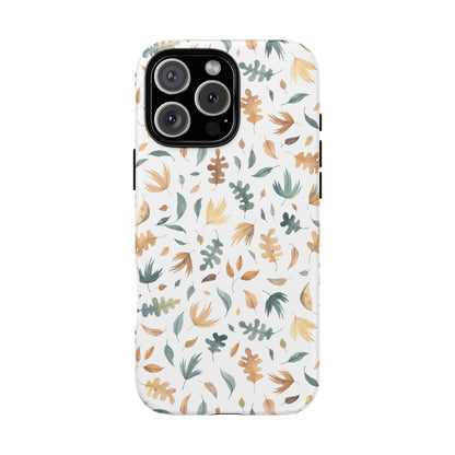 Stylish Floral Phone Case - Tough Cases, Nature-Inspired Design, Gift for Her, Phone Accessory, Floral Pattern Cover
