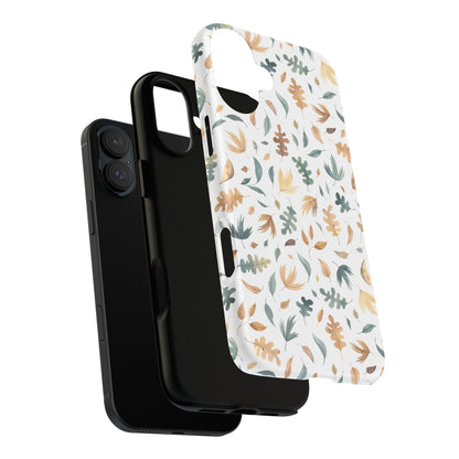 Stylish Floral Phone Case - Tough Cases, Nature-Inspired Design, Gift for Her, Phone Accessory, Floral Pattern Cover