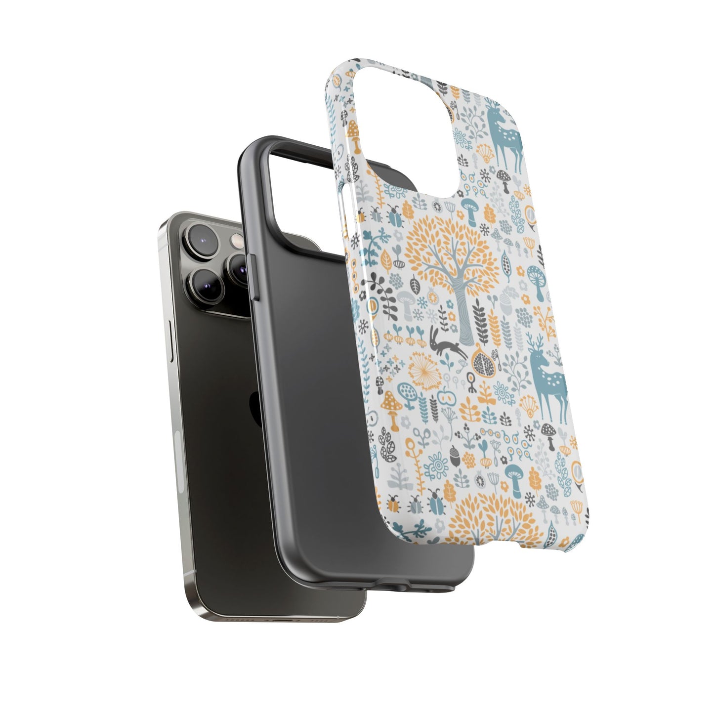 Nature-Inspired Phone Case, Durable Protective Cover, Bohemian Phone Accessory, Symbol of Strength, Eco-Friendly Gift