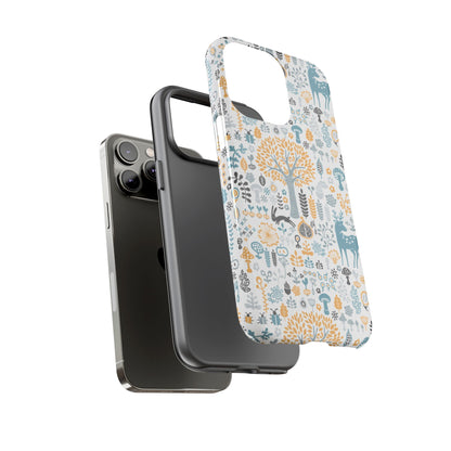 Nature-Inspired Phone Case, Durable Protective Cover, Bohemian Phone Accessory, Symbol of Strength, Eco-Friendly Gift