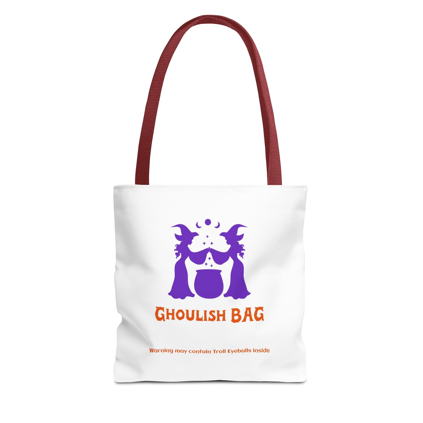 Ghoulish Tote Bag - Spooky Halloween Carryall, Trick-or-Treat Bag, Witchy Gift, Ghoul Tote for Fall, Party Essential - MaisonThreadory