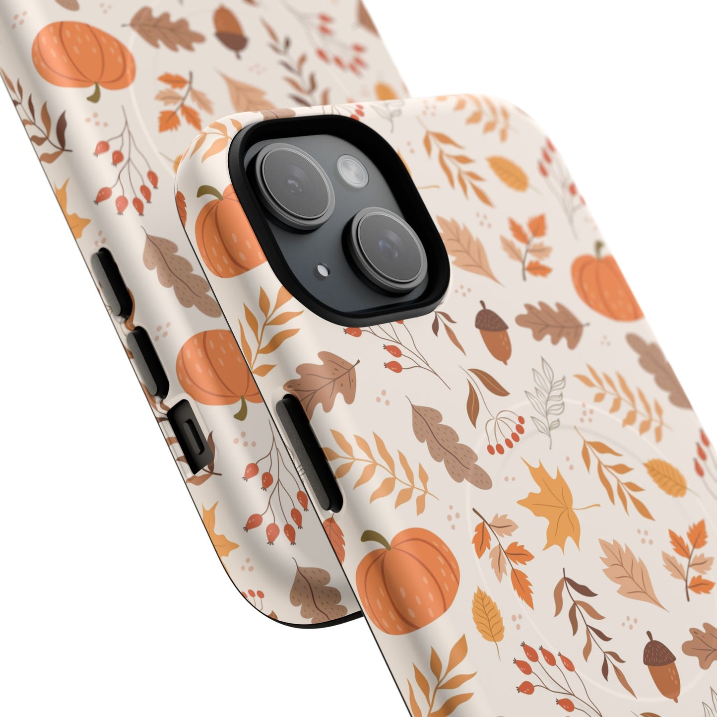Autumn Floral Phone Case - Tough Magnetic Cases for Fall, Seasonal Accessories, Nature Lover Gifts, Cute Phone Cover, Unique Phone Case - MaisonThreadory