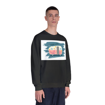Van Life Sweatshirt, Cozy Crewneck for Adventure Lovers, Travel Apparel for Road Trips, Perfect Gift for Campers & Van Enthusiasts - MaisonThreadory