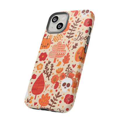 Autumn Phone Case - Cozy Fall Vibes, Pumpkin Decor, Halloween Gift, Floral Design, Seasonal Aesthetic