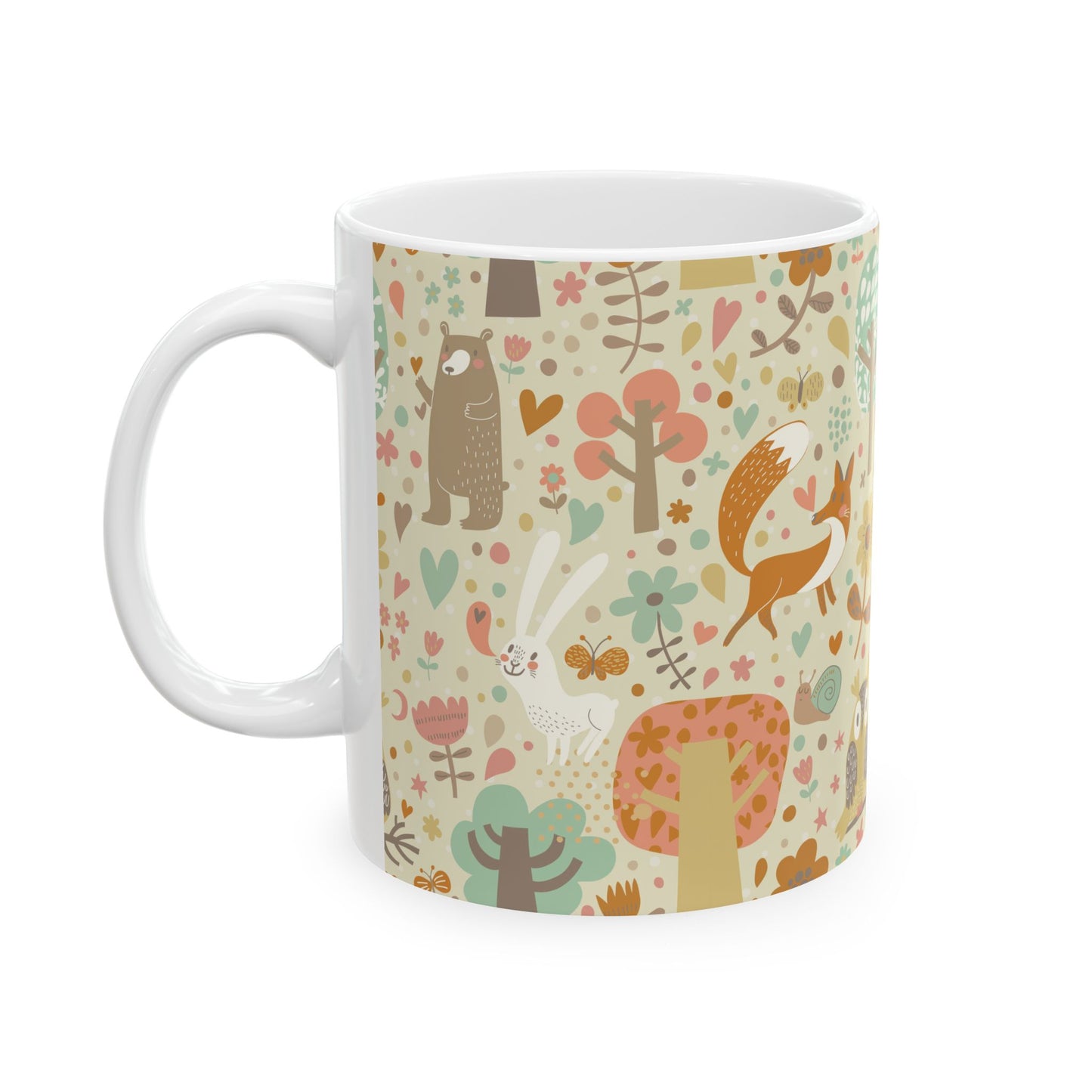 Whimsical Animal Ceramic Mug - Cozy Nature Vibes, Perfect Gift for Animal Lovers, Cute Kitchen Decor, Eco-Friendly Coffee Cup, Great [...]