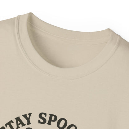 Spooky Halloween Unisex Tee, Stay Spooky Babe Shirt, Plus Size Halloween T-Shirt, Cute Witch Tee, Fall Festive Apparel