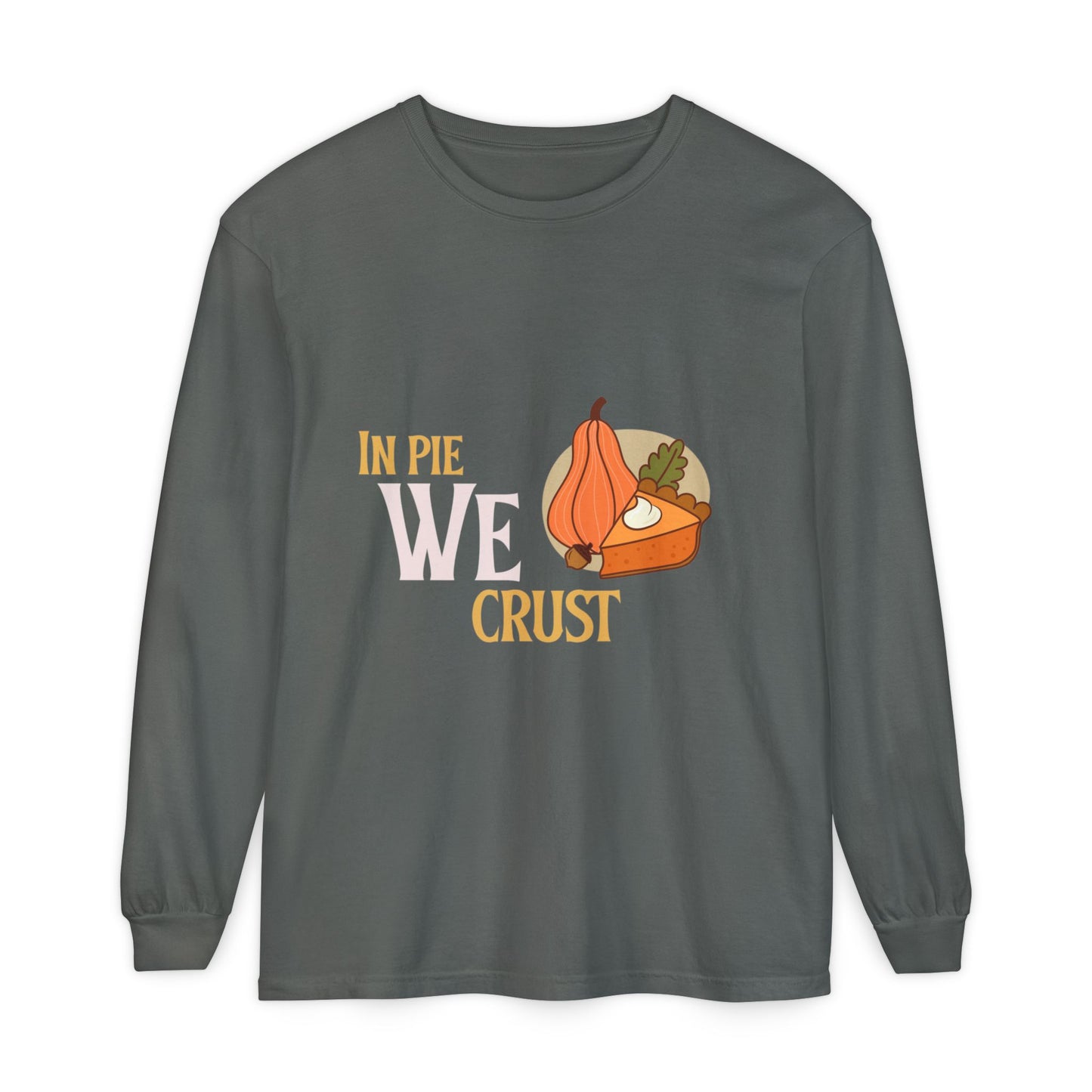 Fall Kitchen Humor Long Sleeve T-Shirt, Thanksgiving Gift, Thanksgiving Sweater, Pie Lovers Shirt, Cozy Fall Apparel, Unisex Sweatshirt - MaisonThreadory