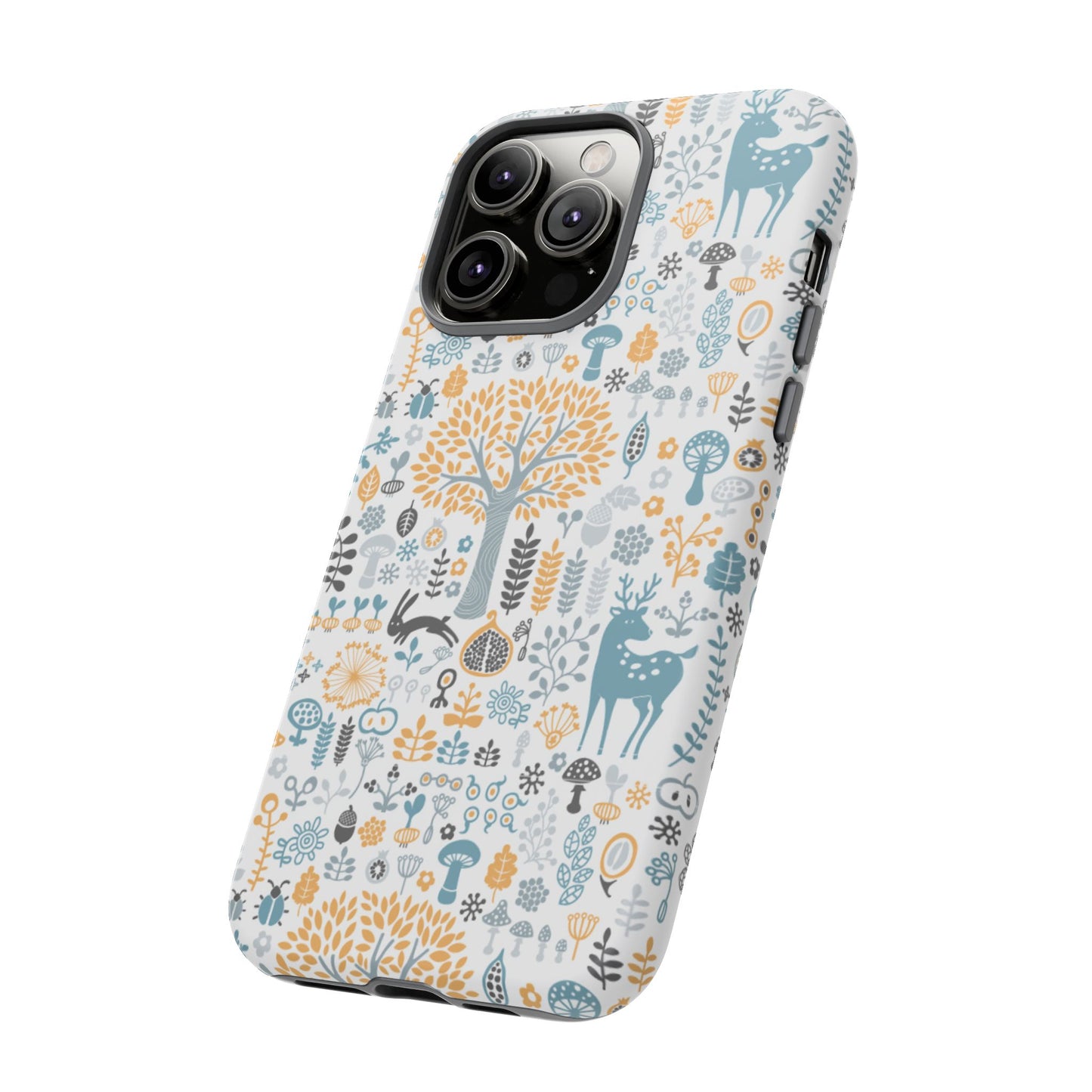Nature-Inspired Phone Case, Durable Protective Cover, Bohemian Phone Accessory, Symbol of Strength, Eco-Friendly Gift