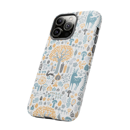 Nature-Inspired Phone Case, Durable Protective Cover, Bohemian Phone Accessory, Symbol of Strength, Eco-Friendly Gift
