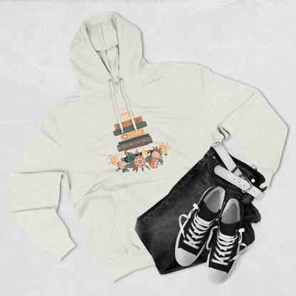 Cozy Book Lover's Hoodie | Three-Panel Fleece, Reading Gift, Literary Sweatshirt, Casual Apparel, Birthday Present, Book Club Outfit - MaisonThreadory