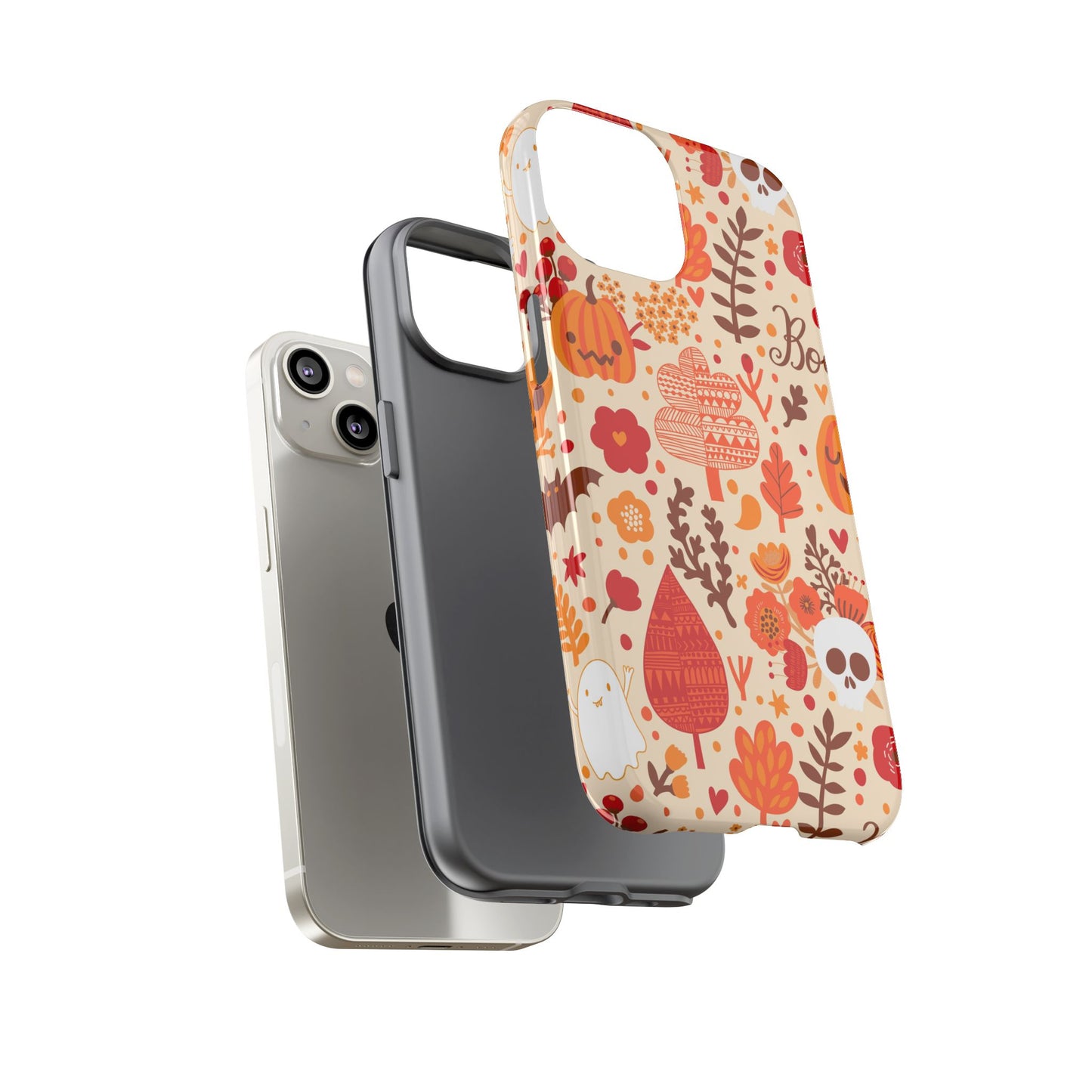 Autumn Phone Case - Cozy Fall Vibes, Pumpkin Decor, Halloween Gift, Floral Design, Seasonal Aesthetic