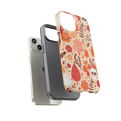 Autumn Phone Case - Cozy Fall Vibes, Pumpkin Decor, Halloween Gift, Floral Design, Seasonal Aesthetic