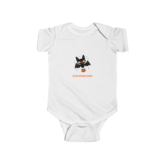 Cute Halloween Infant Bodysuit, Baby Costume, Spooky Baby Clothes, Little Spooky Baby Gift, Newborn Halloween Outfit - MaisonThreadory