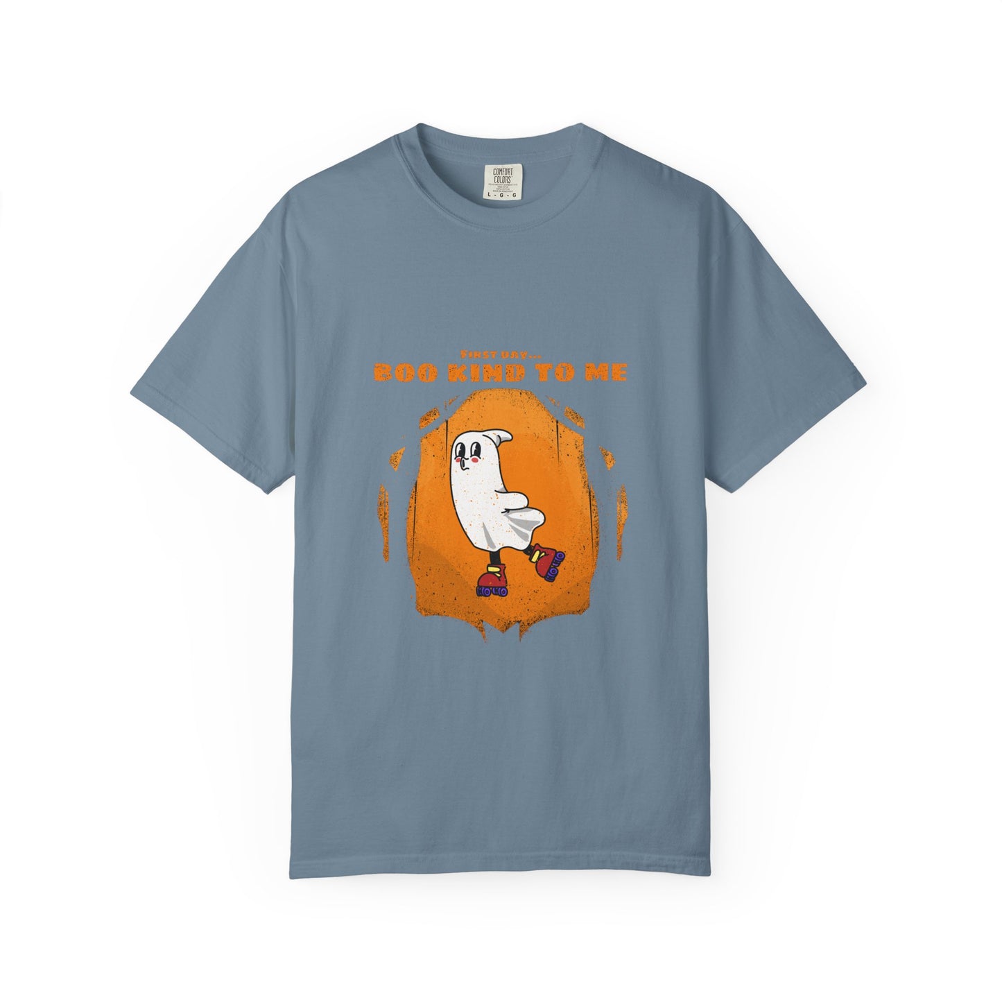 Playful Message T-Shirt: Boo Kind To Me, Funny Graphic Tee, Unisex Cotton Top, Casual Wear, Gift for Friends - MaisonThreadory