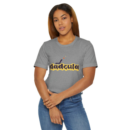 Dadcula T-Shirt, Funny Dad Shirt, Halloween Apparel, Unisex Jersey Tee, Gift for Dads, Casual Outfit - MaisonThreadory