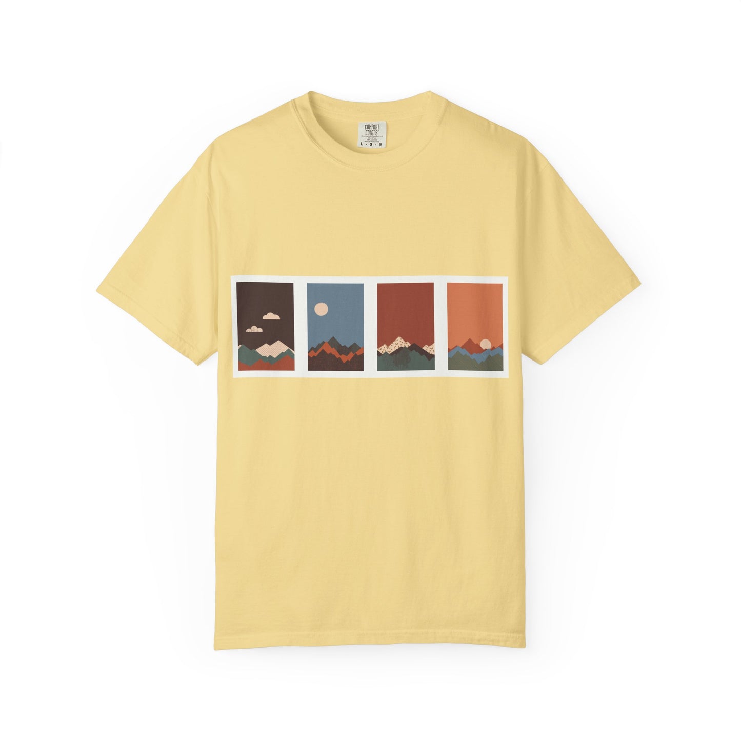 Unisex Mountain Sunset T-Shirt | Cozy Casual Wear, Nature Lover Gift, Travel Tee, Outdoor Adventure Shirt, Hiking Apparel