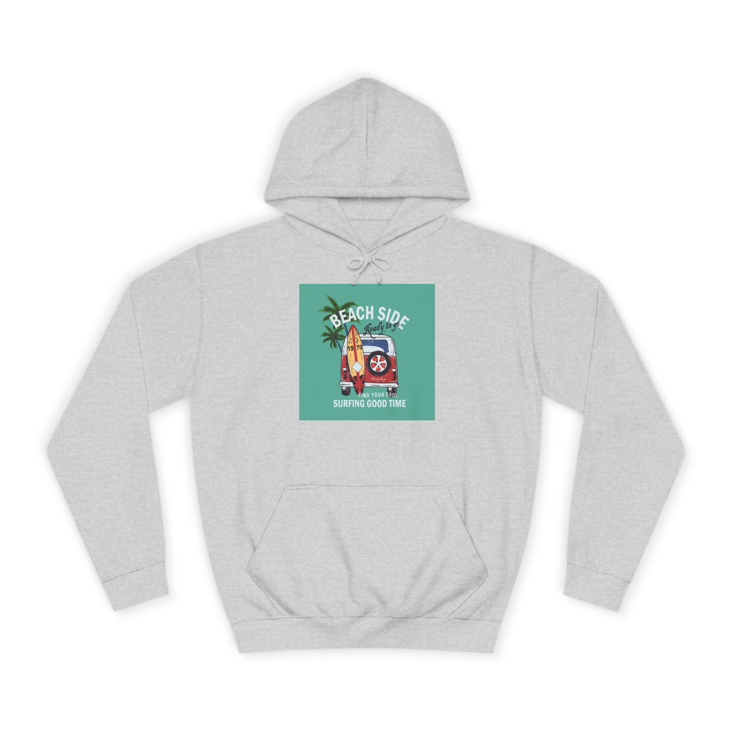 Beachside Vibes Unisex Hoodie | Perfect for College Students, Cozy Days, Summer Vacations, Gift for Friends, Casual Wear - MaisonThreadory