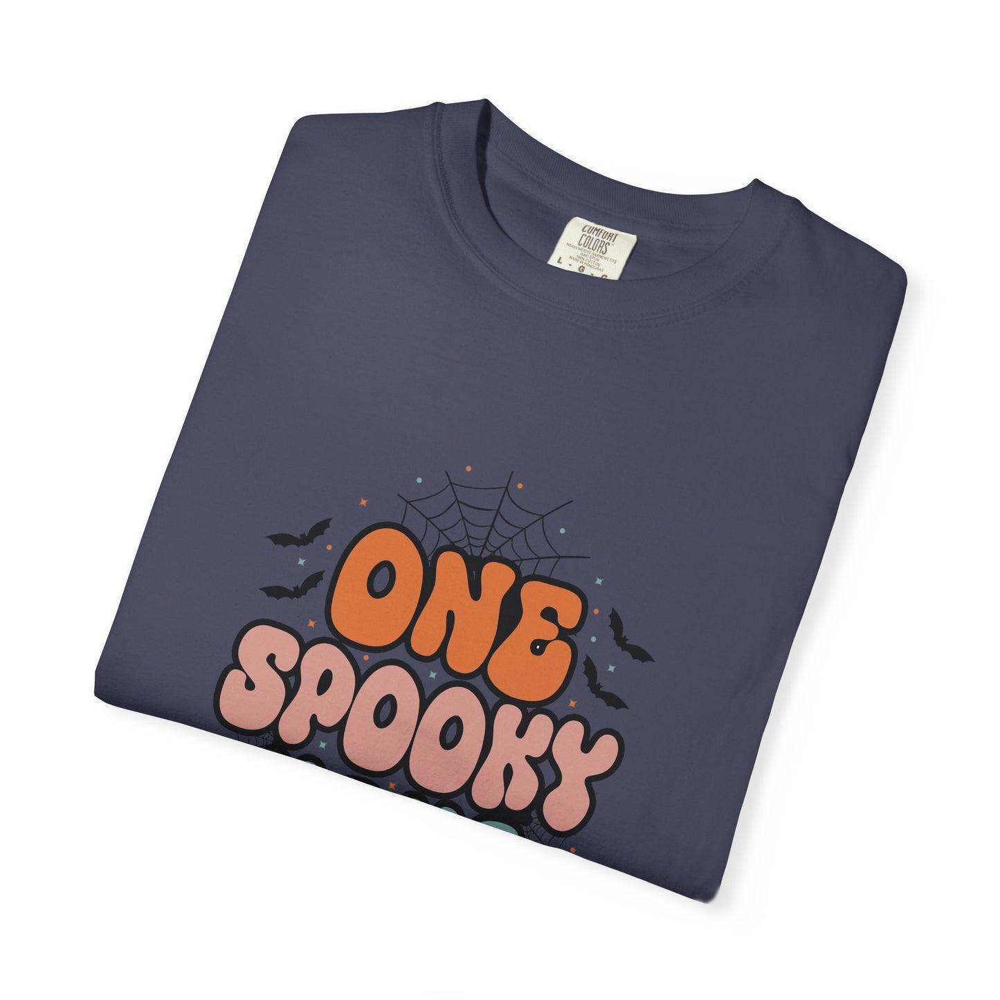 Unisex Halloween T-Shirt, One Spooky Mama Tee, Casual Fall Apparel, Gift for Moms, Halloween Festivities, Spooky Season Shirt
