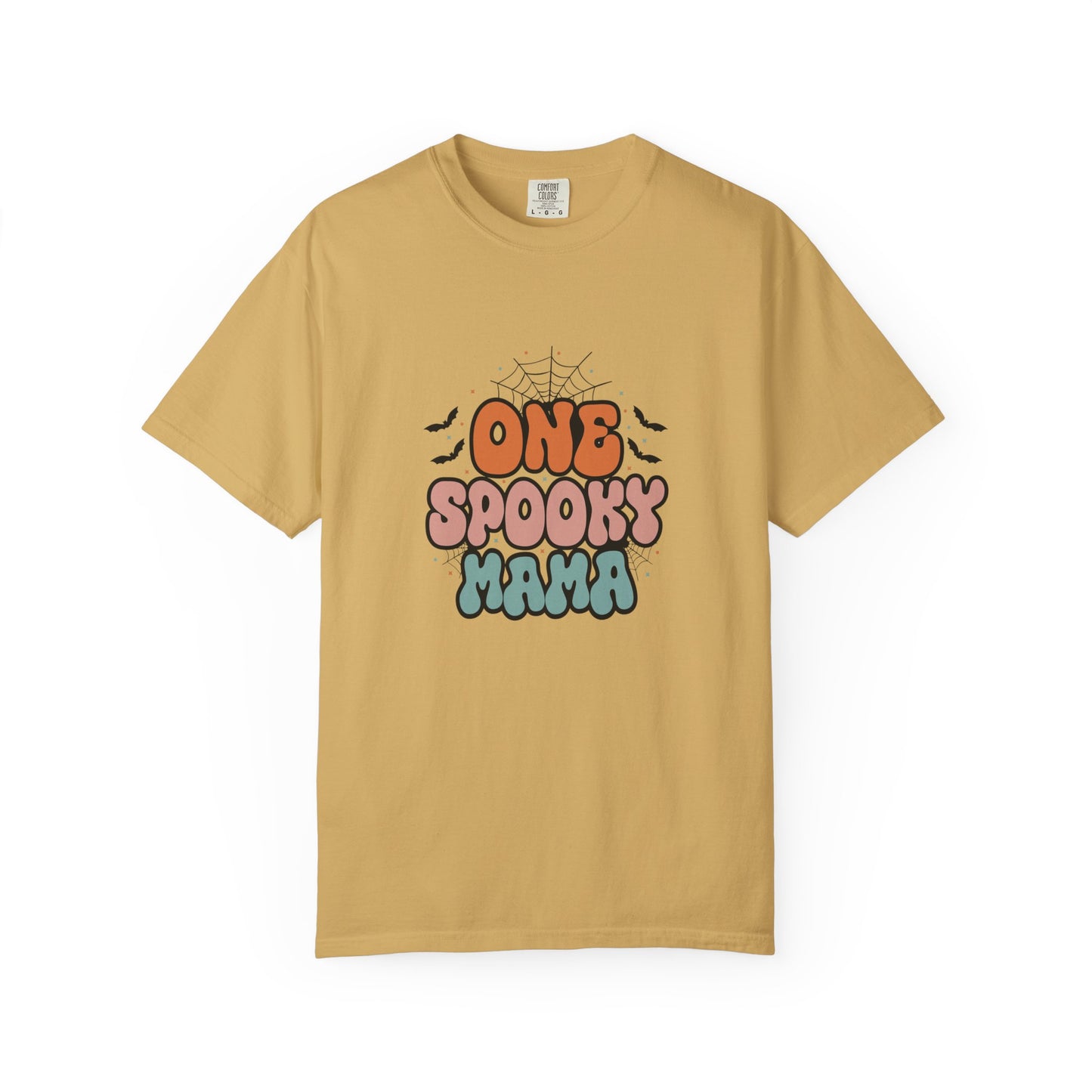 Unisex Halloween T-Shirt, One Spooky Mama Tee, Casual Fall Apparel, Gift for Moms, Halloween Festivities, Spooky Season Shirt