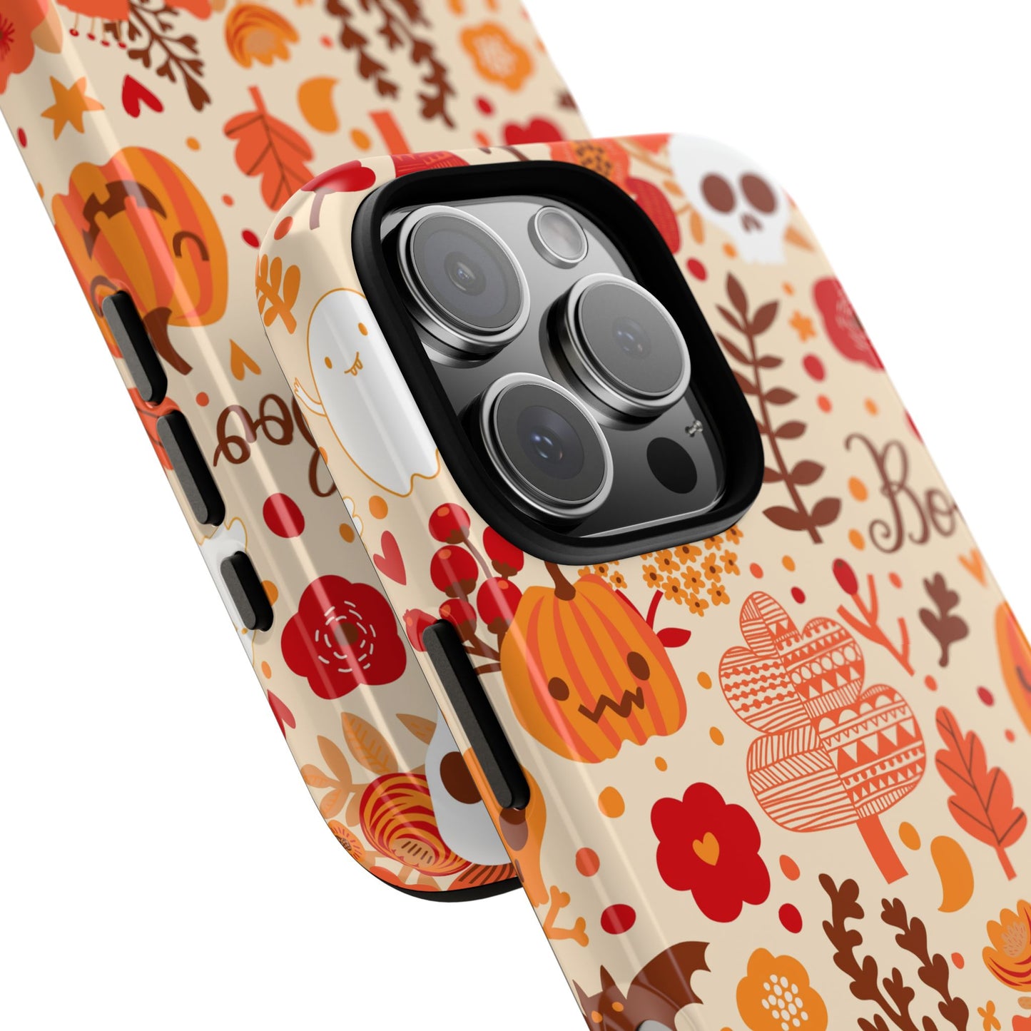 Autumn Phone Case - Cozy Fall Vibes, Pumpkin Decor, Halloween Gift, Floral Design, Seasonal Aesthetic
