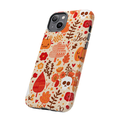 Autumn Phone Case - Cozy Fall Vibes, Pumpkin Decor, Halloween Gift, Floral Design, Seasonal Aesthetic