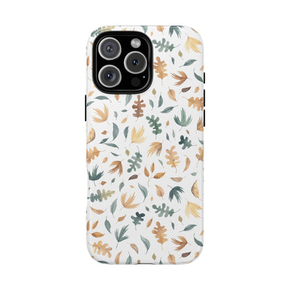 Stylish Floral Phone Case - Tough Cases, Nature-Inspired Design, Gift for Her, Phone Accessory, Floral Pattern Cover